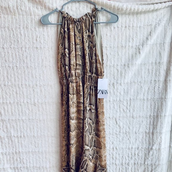 Zara Dresses & Skirts - NWT Zara snakeskin print dress